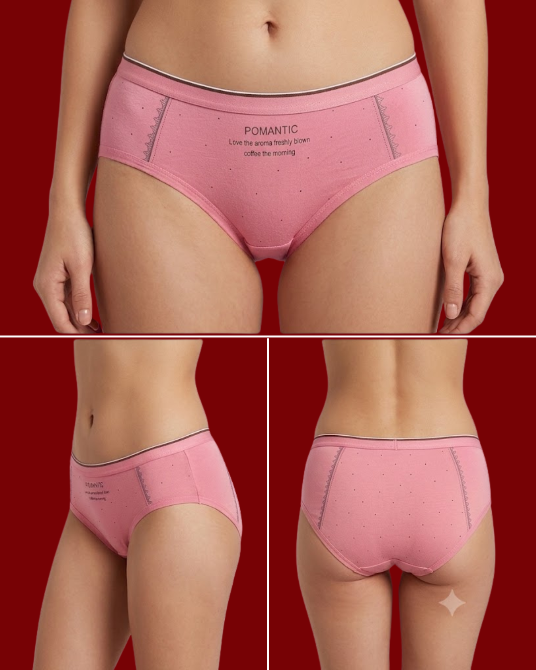 Premium Breathable Cotton Briefs for Women – Soft Mid-Rise Everyday Underwear