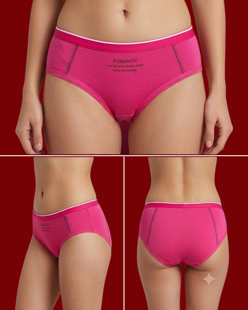 Premium Breathable Cotton Briefs for Women – Soft Mid-Rise Everyday Underwear
