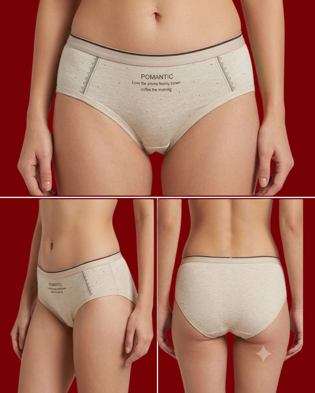 Premium Breathable Cotton Briefs for Women – Soft Mid-Rise Everyday Underwear