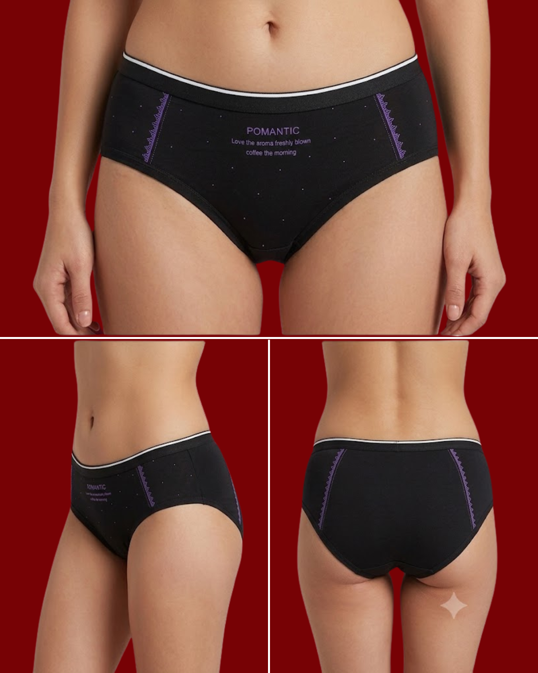 Premium Breathable Cotton Briefs for Women – Soft Mid-Rise Everyday Underwear