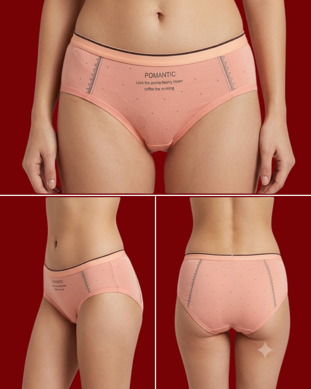 Premium Breathable Cotton Briefs for Women – Soft Mid-Rise Everyday Underwear