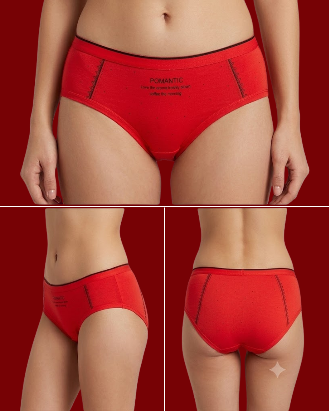 Premium Breathable Cotton Briefs for Women – Soft Mid-Rise Everyday Underwear